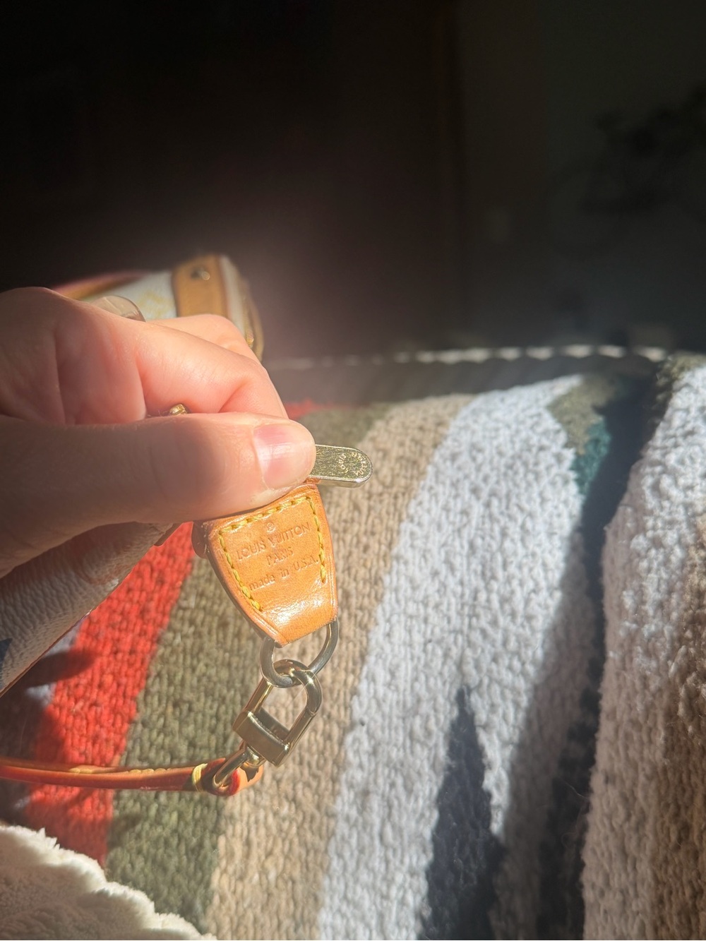 Louis Vuitton White Multicolore pochette Murakami - Picture 11 of 13